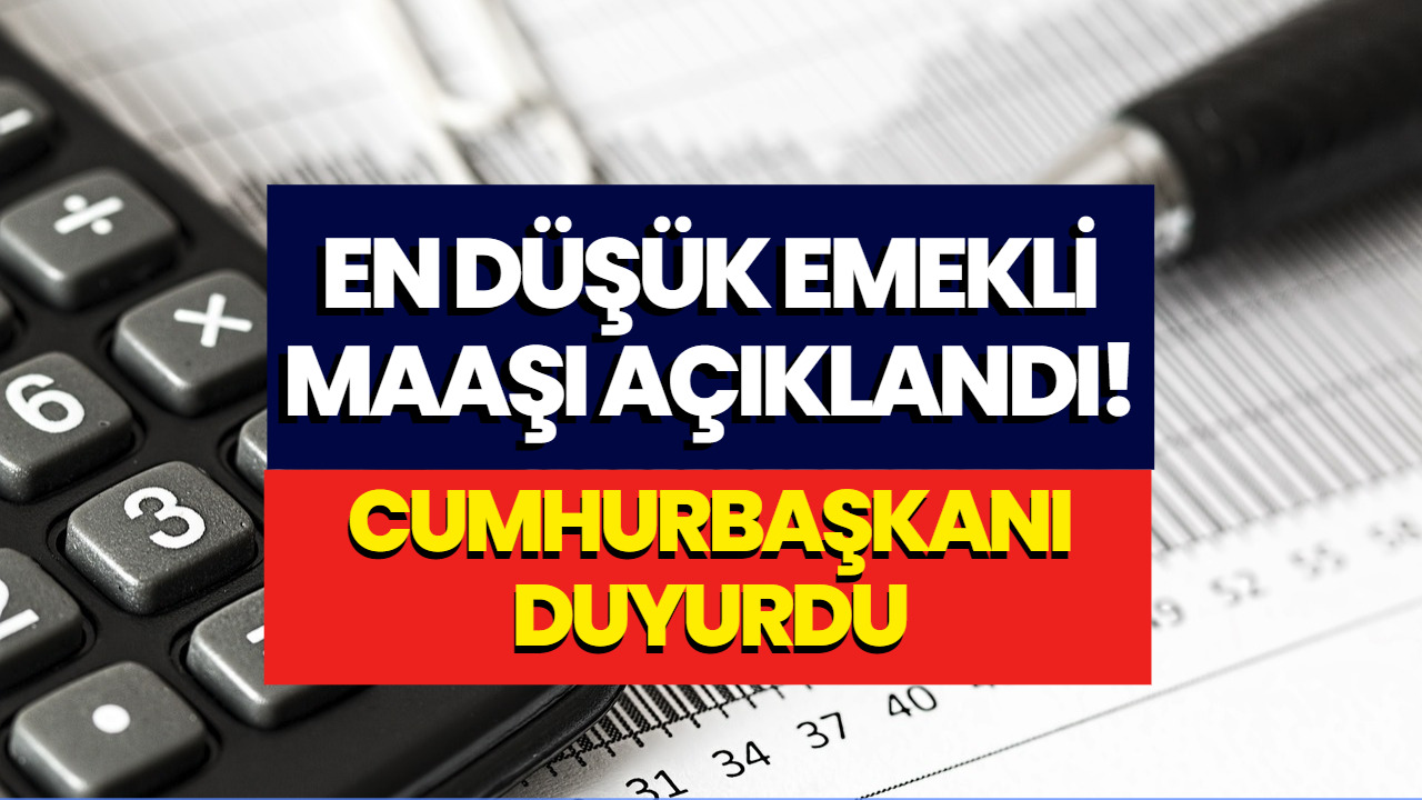 Son Dakika: En Düşük Emekli Maaşı Belli Oldu! Cumhurbaşkanı Erdoğan Emekli Zammı Açıklaması