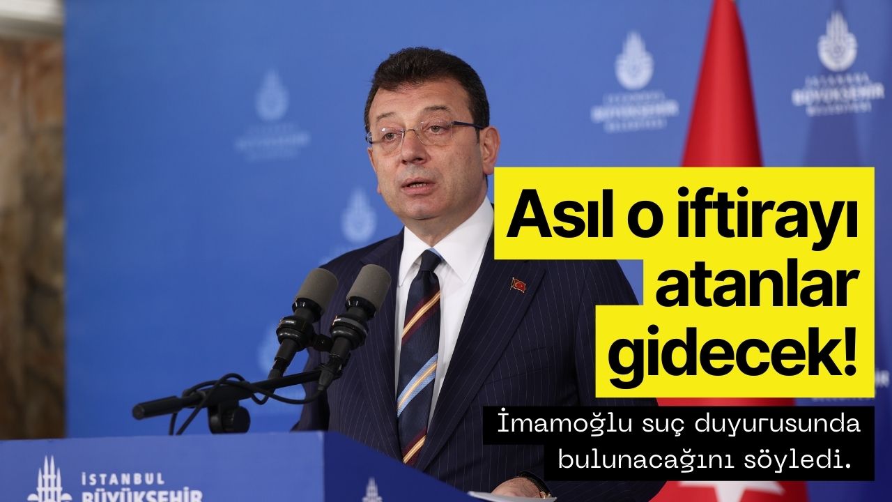 İBB Başkanı Noktayı Koydu: 'Terörist Diye İftira Ettiğiniz İtfaiye Eri Çalışmaya Devam Edecek'