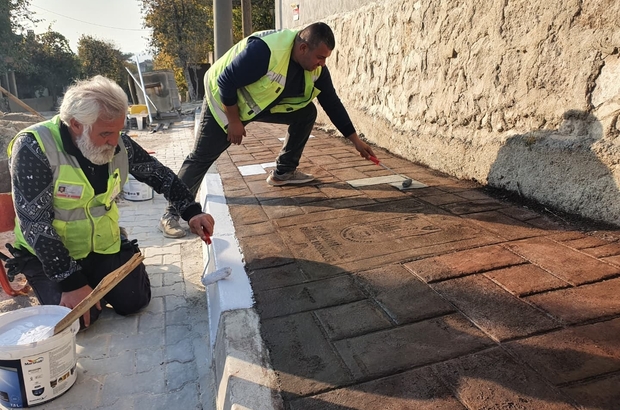 Pınarhisar'da Yol Yapım ve Kaldırım Düzenleme Çalışmaları Yapılıyor