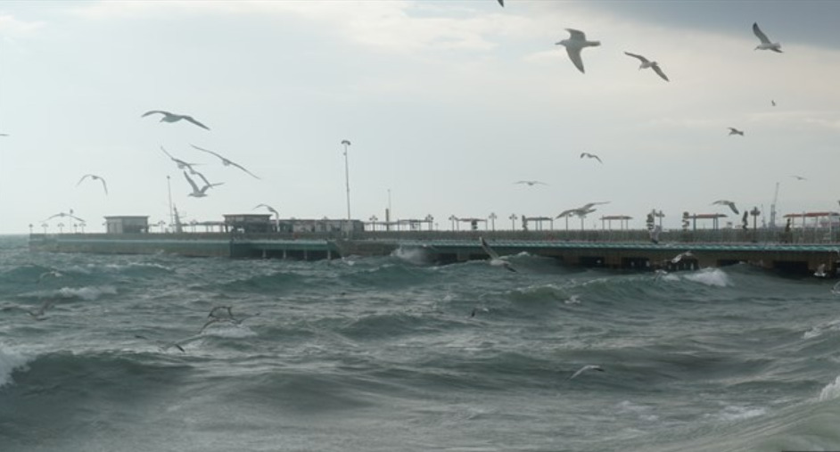 Tekirdağ'da Lodos Deniz Ulaşımına Engel Oldu