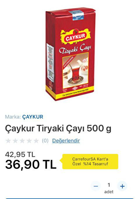 CarrefourSa Çay İndirimini Başlattı! Stoklar Bitmeden Yetişin