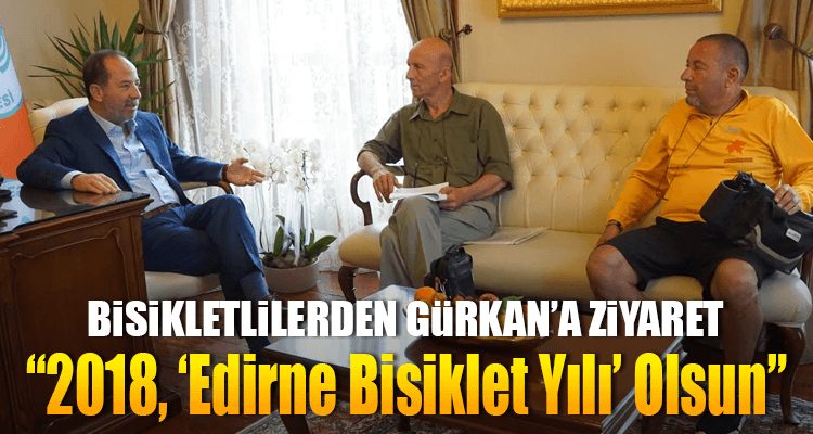 Bisikletlilerden Gürkan'a Ziyaret