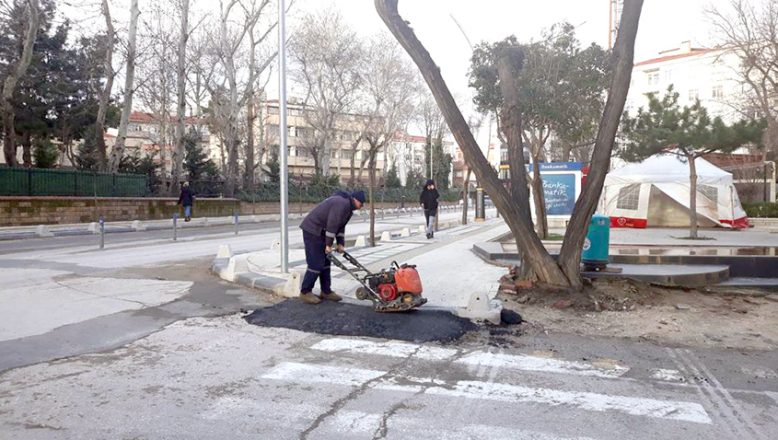 Keşan'da Engelli Bireyler Kaldırımları Kullanabilecek