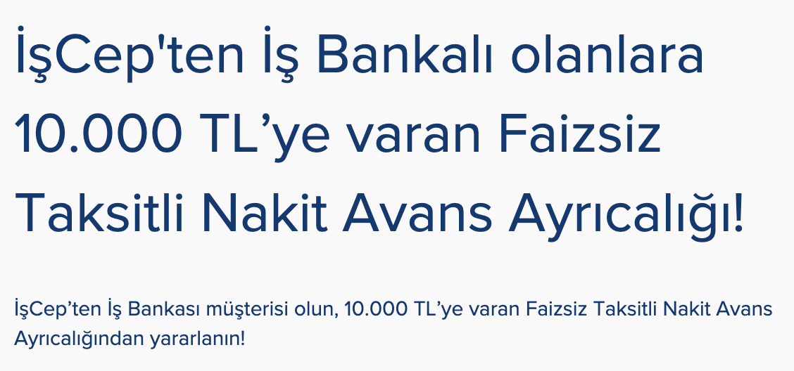 Bu Devirde Kimsenin Yapmayacağını İş Bankası Yaptı! Yeni Gelenlere 10 Bin TL Faizsiz Ödeme