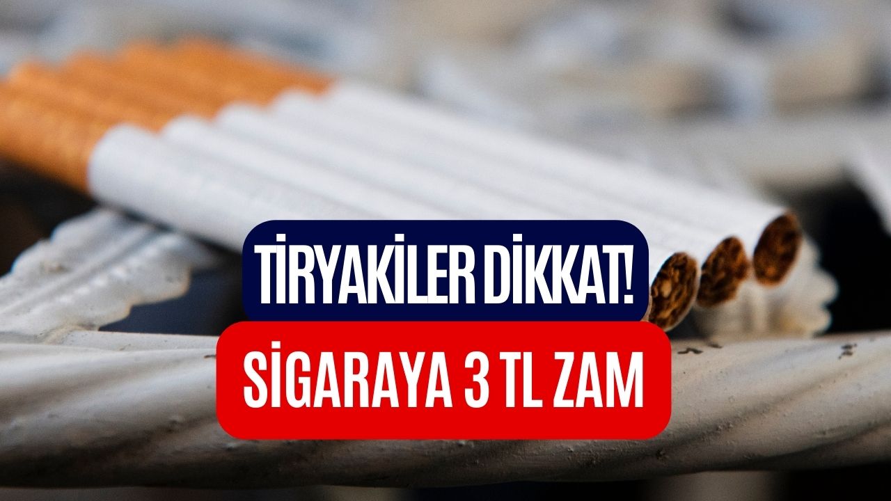 Tiryakilerin Cebi Alev Alev Yanacak! Sigara Fiyatlarına 3 TL Zam Geldi!