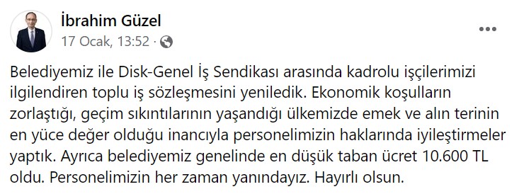 En Düşük Maaş 10.600 TL Seviyesine Çıktı! Belediyelerden Maaşı Zammı Açıklamaları Geliyor