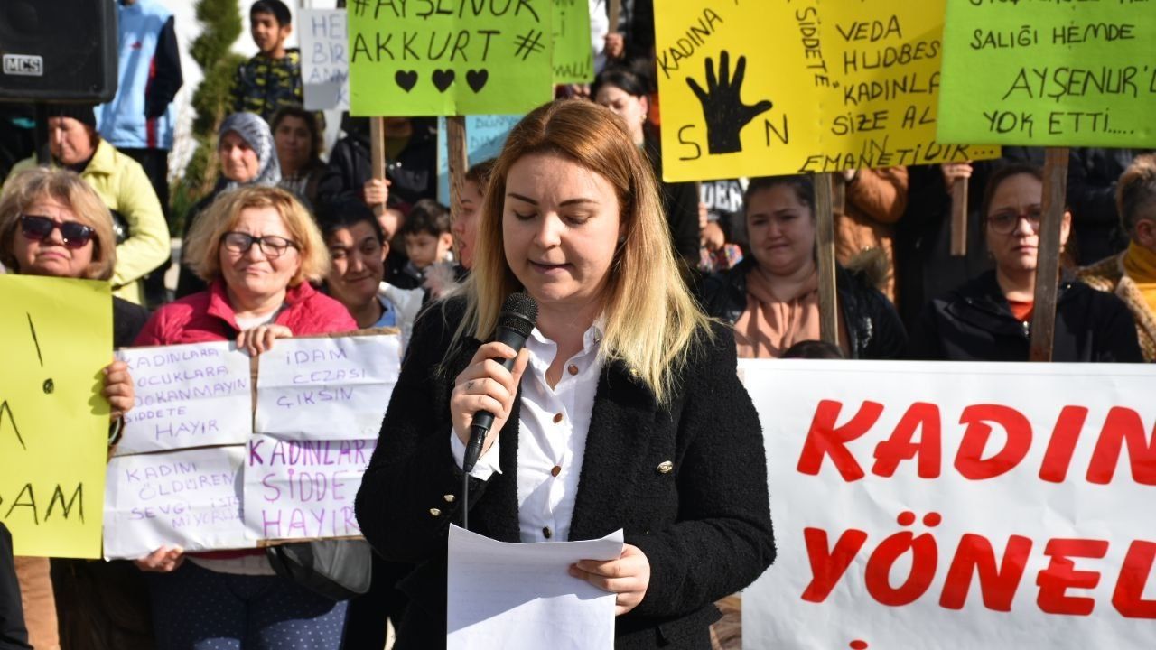 Tekirdağ'da Ayşenur Akkurt ve Tüm Kadın Cinayetleri İçin Bir Araya Gelindi