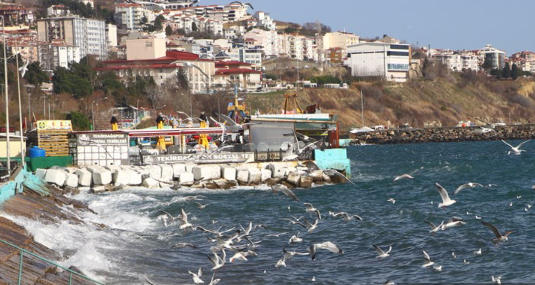 Tekirdağ'daki Poyraz Hala Etkisini Kaybetmedi