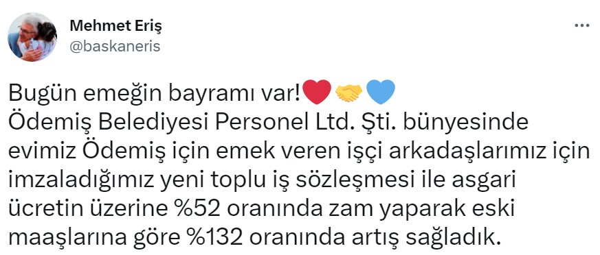 Eski Maaşlara Yüzde 132 Zam! Belediye Personeline Zam Müjdesi