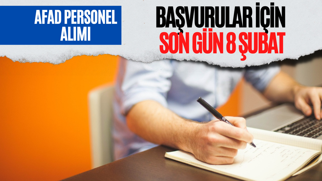 Temizlik Görevlisi, Şoför, Güvenlik, Alımı Yapılacak! AFAD Personel Alımı