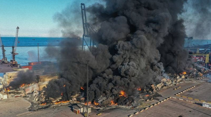 İskenderun Limanı'ndaki Yangınla İlgili Yeni Gelişme