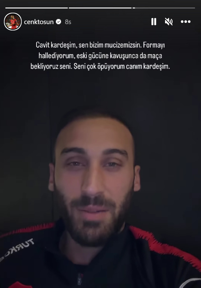 Cenk Tosun'dan Depremzede Cavit'e Mesaj