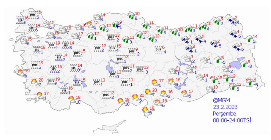 Kuvvetli Yağış ve Çığ Bekleniyor! 22 Şubat Meteoroloji Uyarısı Yayımlandı