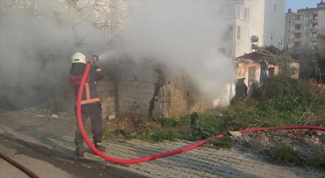 Barakada Korkutan Yangın! Yabancı Uyruklular Yaşıyıordu