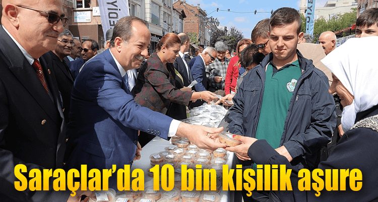 Saraçlar'da 10 Bin Kişilik Aşure