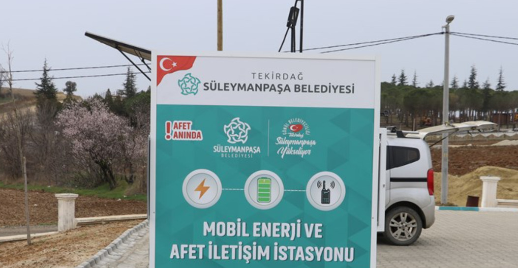 Süleymanpaşa Belediyesi, 'Mobil Enerji ve İletişim Araçları' Yapıyor