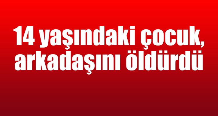 14 Yaşındaki Çocuk, Arkadaşını Öldürdü