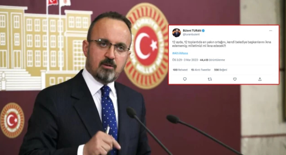 AK Parti'den 6'lı Masa Yorumu! Bülent Turan Duyurdu