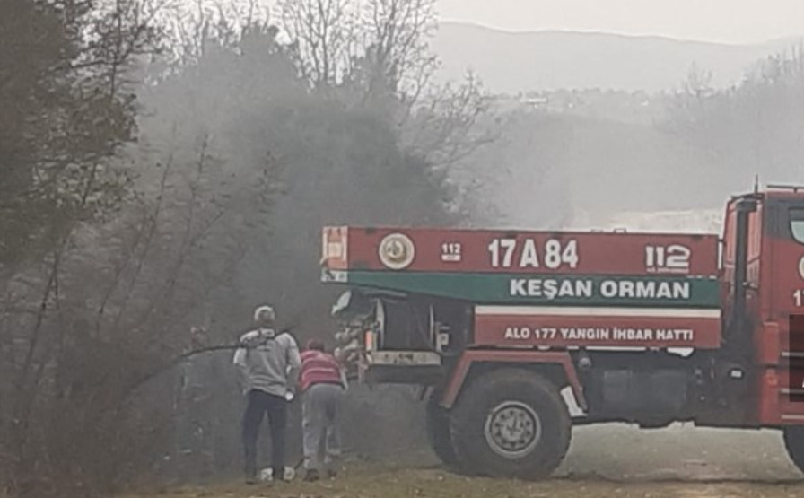 Keşan'da Orman Yangını!