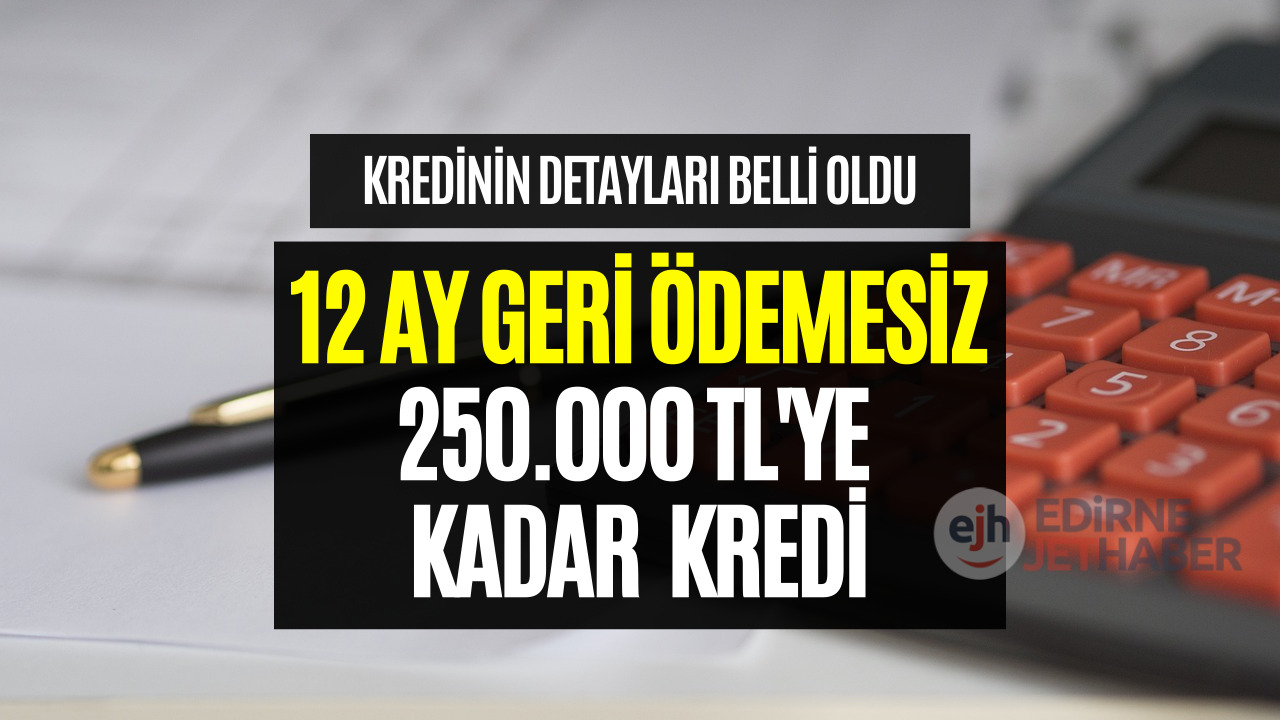 12 Ay Geri Ödemesiz Kredi! 45 Yaş Altı Başvuruda Bulunabilir