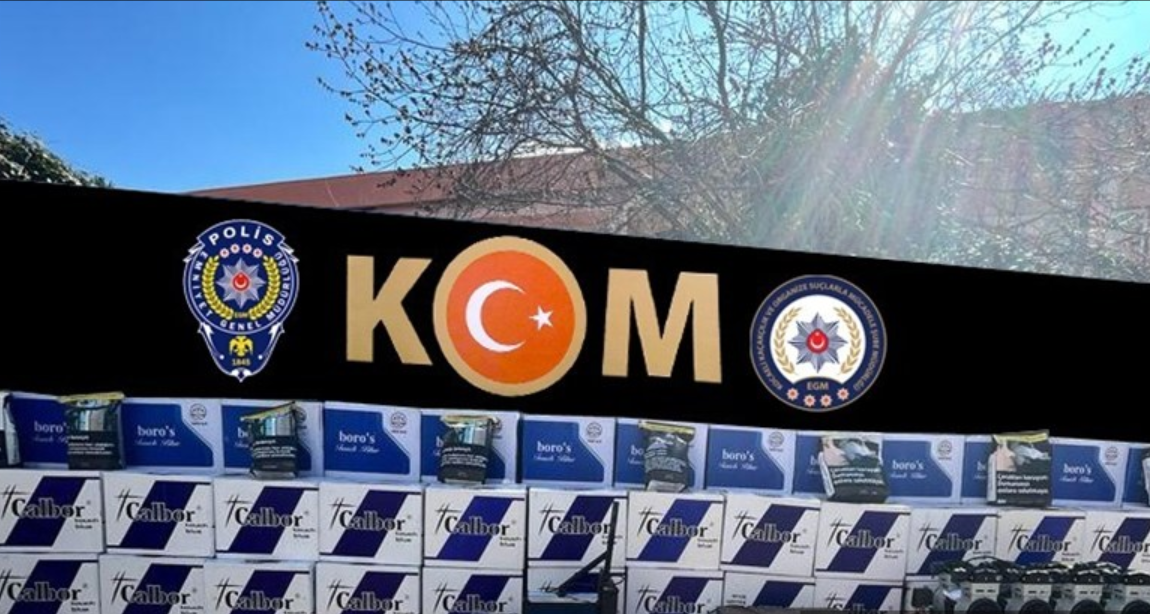 Kocaeli'nde 1 Ton 286 Kilogram Kaçak Tütün Ele Geçirildi