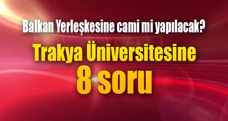 Çevre Gönüllüleri, Üniversiteye 8 Soru Sordu