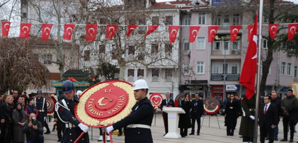 Edirne'de 18 Mart Dolayısıyla Tören Yapıldı