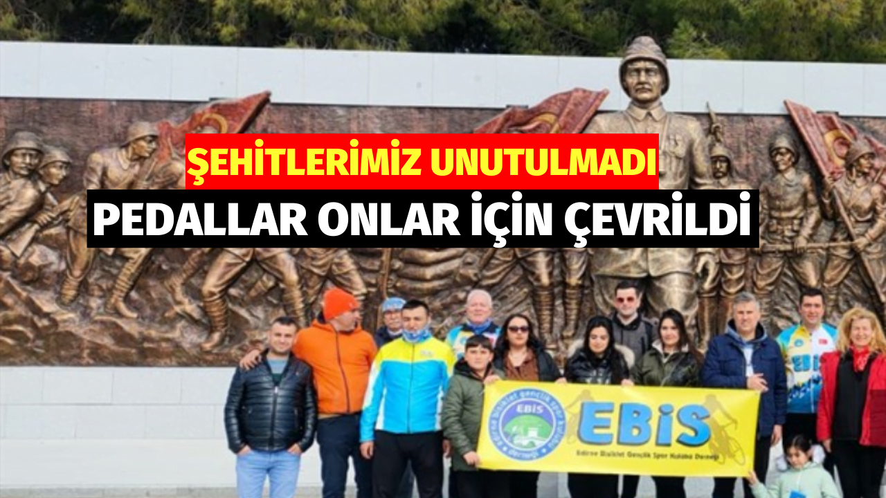 EBİS Üyeleri Şehitler Anısına Pedal Çevirdi