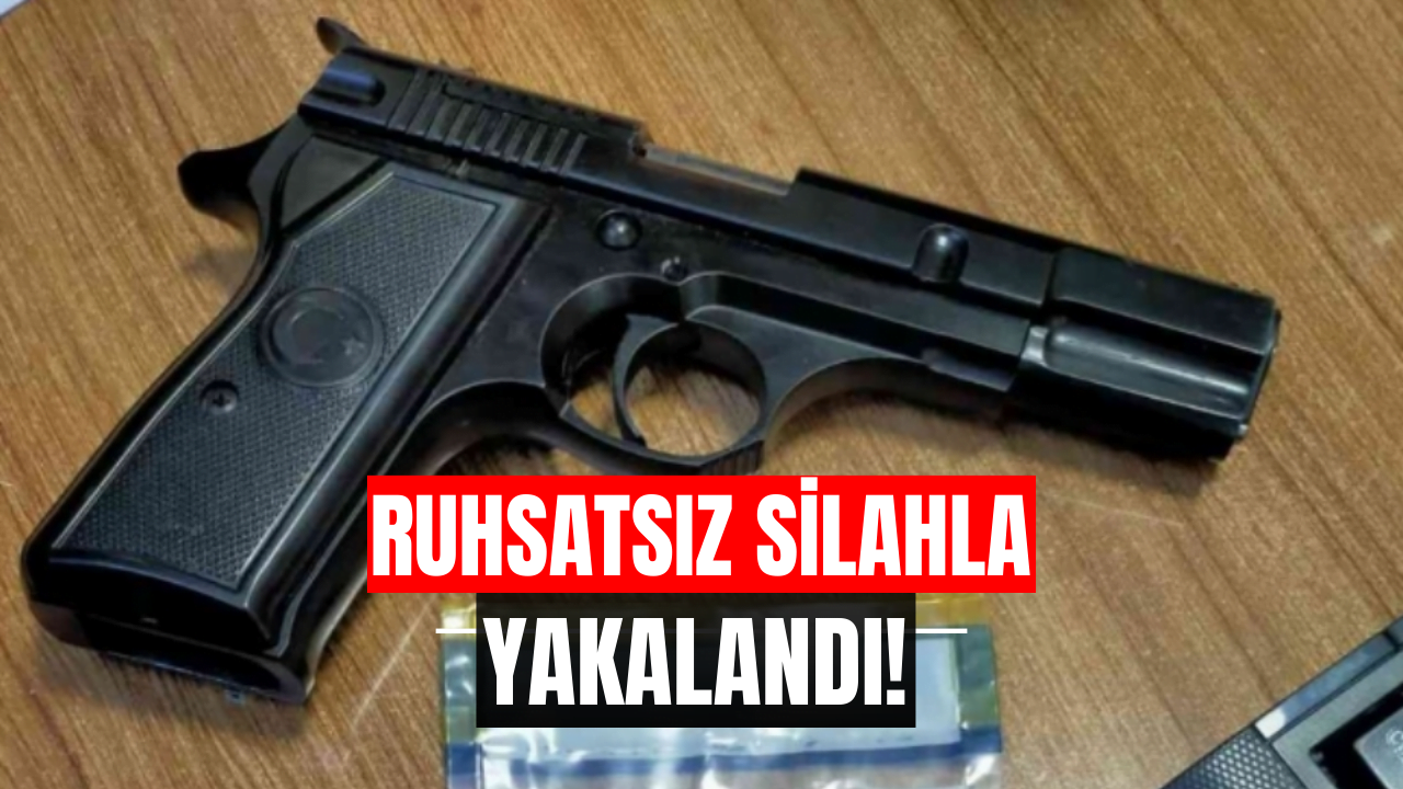 Edirne'de Ruhsatsız Tabanca Ele Geçirildi