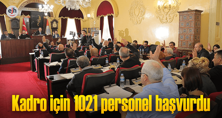 Kadro İçin 1021 Personel Başvurdu