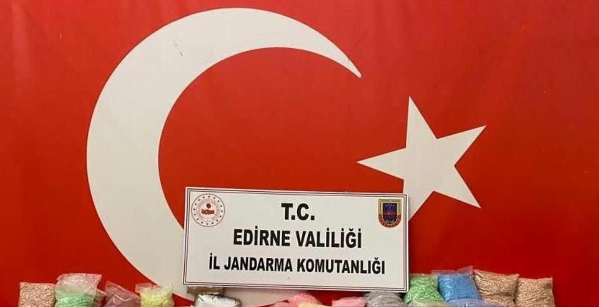 Edirne'de 576 Kilo 471 Gram Uyuşturucu Ele Geçirildi