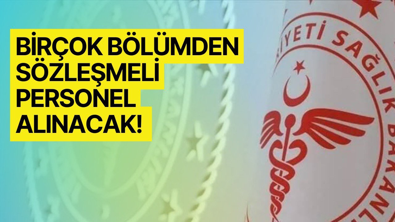 Sağlık Bakanlığı'ndan Büyük Müjde! 31 Bin 600 Sözleşmeli Personel Alınacak