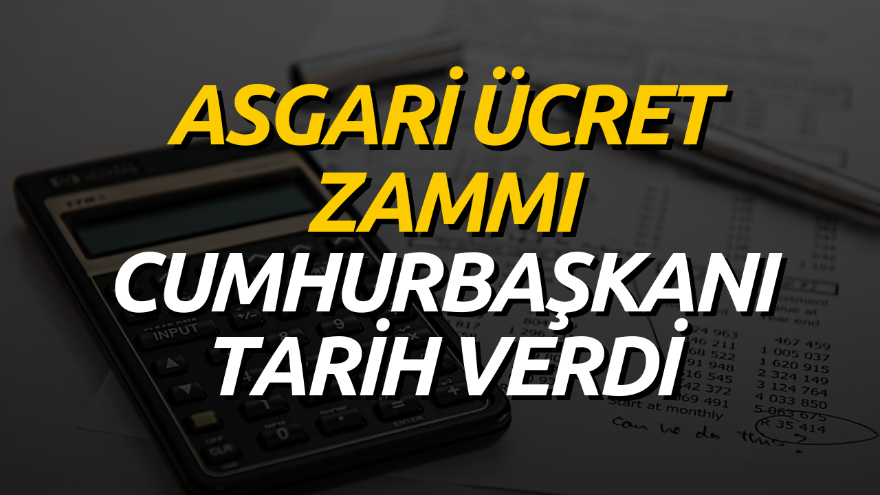 Asgari Ücret İçin Ufukta Zam Göründü! Cumhurbaşkanı Erdoğan Tarih Verdi