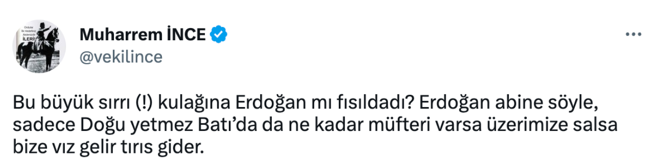 İnce ve Perinçek'in "Tavşan Aday" Polemiği