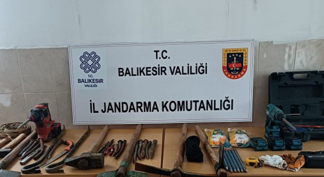 Kaçak Kazı Yapan 3 Şahıs Gözaltına Alındı