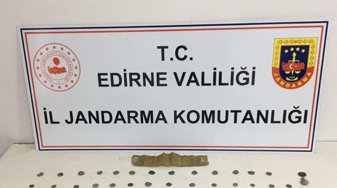 Edirne'de Evinde Sikkelerle Yakalanan Şahıs Gözaltına Alındı