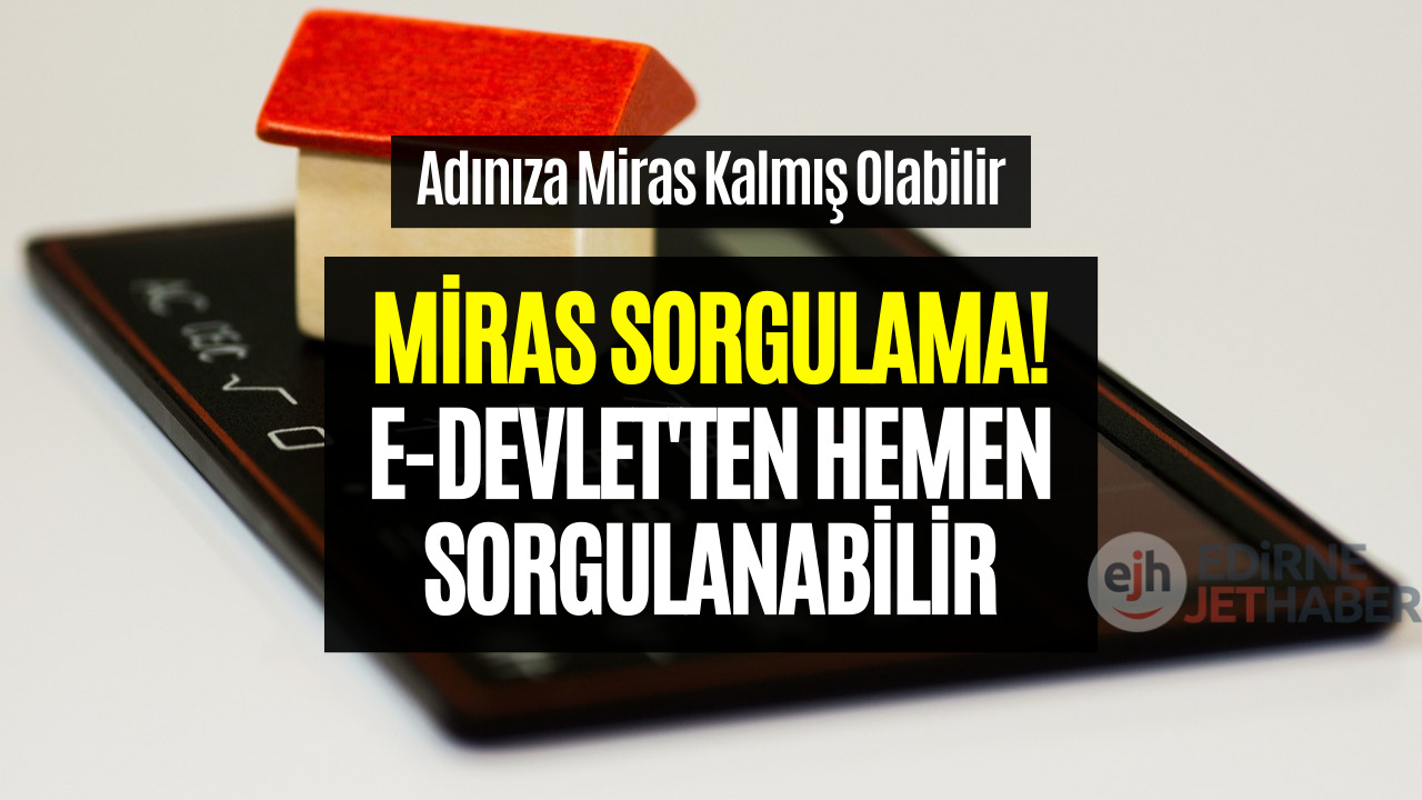 Haberiniz Olmadığı Halde Size Miras Kalmış Olabilir! e-Devlet Üzerinden Miras Sorgulaması Yapılabilir