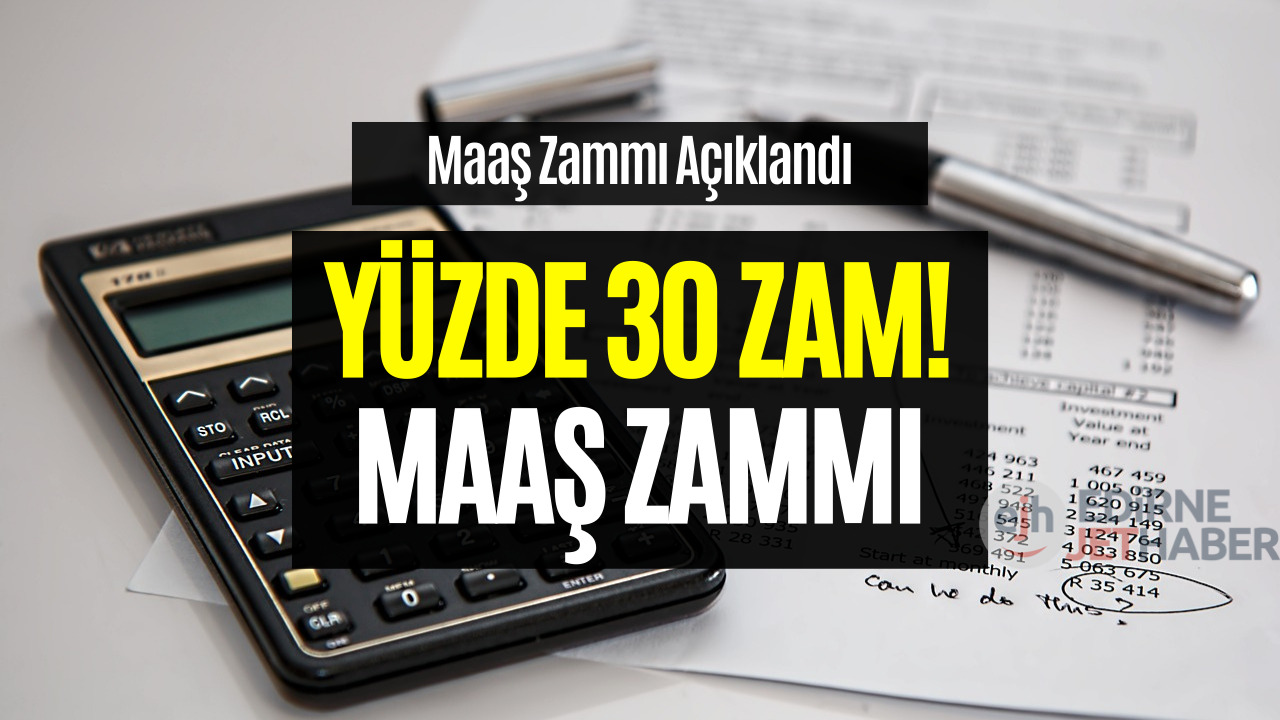 Yüzde 30 Maaş Zammı Açıklandı! Maaşlardaki Artış İçin İmzalar Atıldı