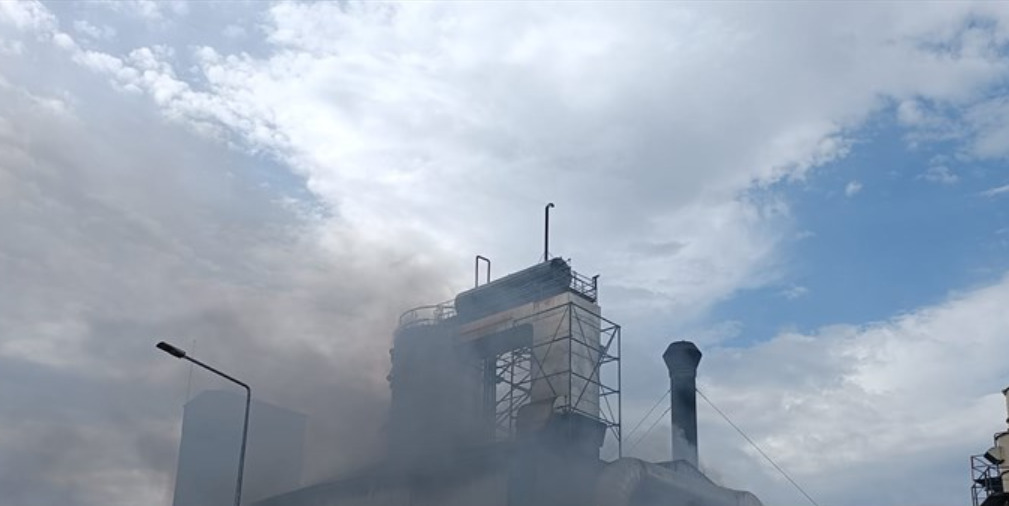 Tekirdağ'daki Ahşap Fabrikasında Korkutan Yangın