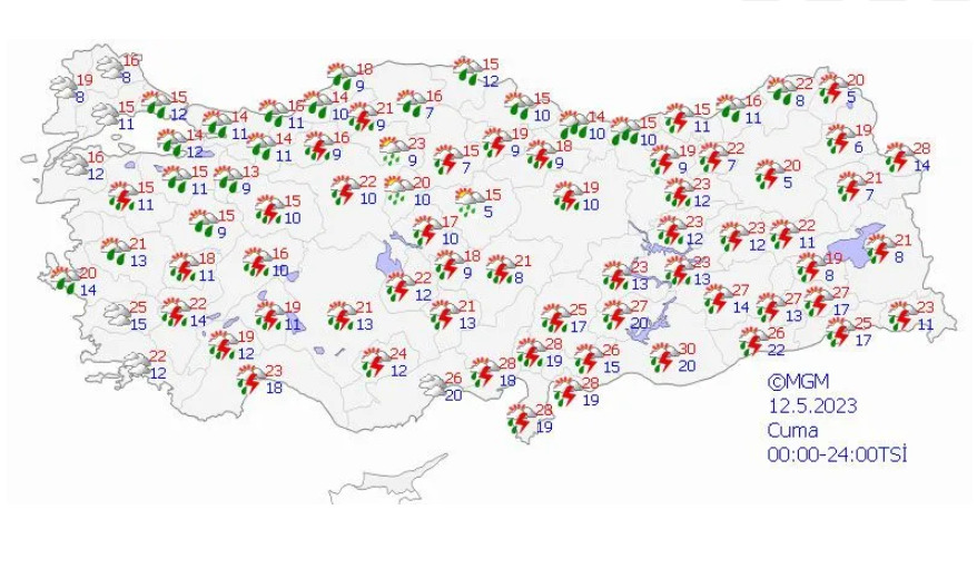 Trakya Hava Durumu İçin Uyarılar Yapıldı! 12 Mayıs Hava Durumu Belli Oldu