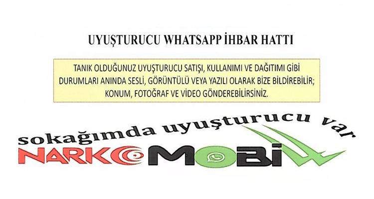 Uyuşturucu WhatsApp İhbar Hattı Devrede