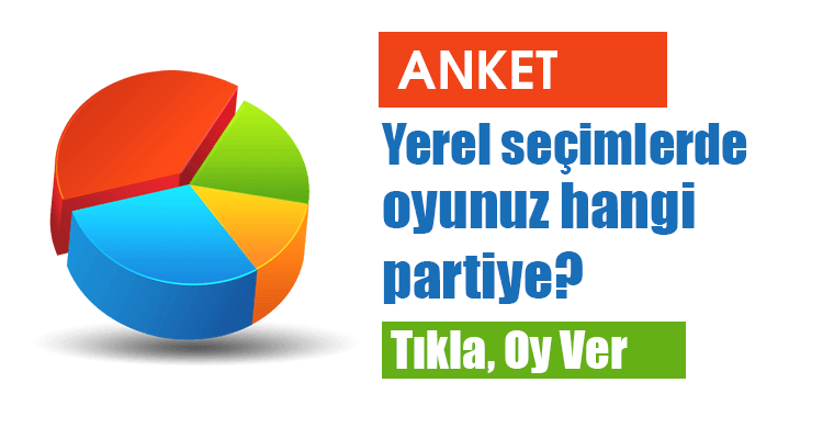 Anket: Yerel Seçimlerde Oyunuz Hangi Partiye?