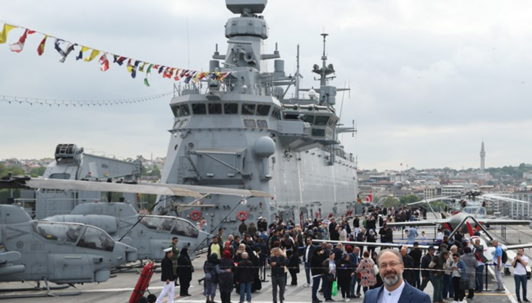 Diyanet İşleri Başkanı Erbaş'tan TCG Anadolu Ziyareti