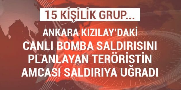 Canlı Bomba Saldırısını Planlayan Teröristin Amcasının Dükkanı Saldırıya Uğradı