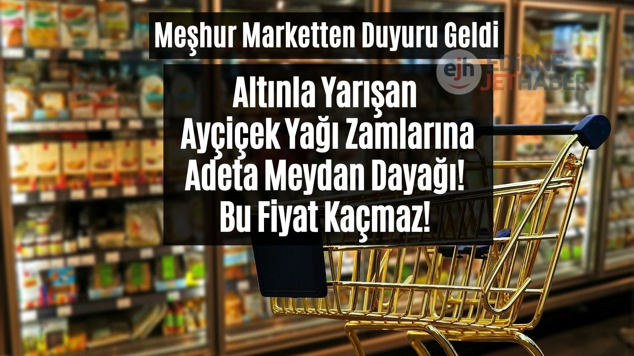 Patron Çıldırınca Sıra Kuyruğu Uzadı! Gören İnanamadı Ama Ayçiçek Yağı O Markette 33 TL'ye Düştü