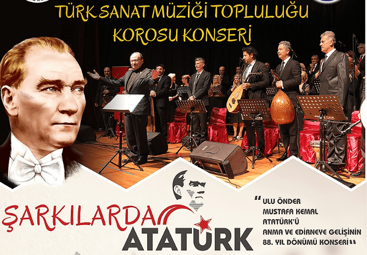 'Şarkılarda Atatürk' Konseri Düzenlenecek