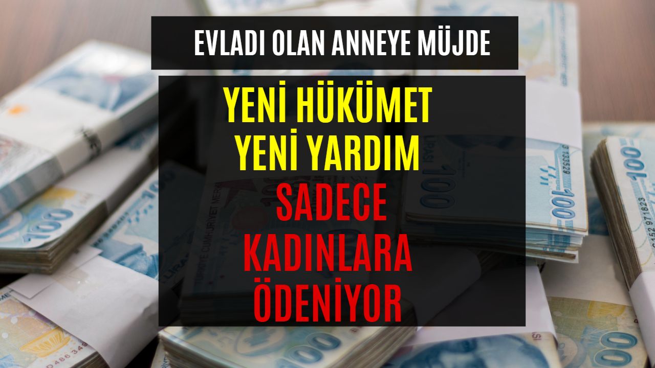 Yeni Meclis Onay Verdi! Evladı Olan Anneye 2.059 TL ile 3.700 TL Yardım Yapılacak!