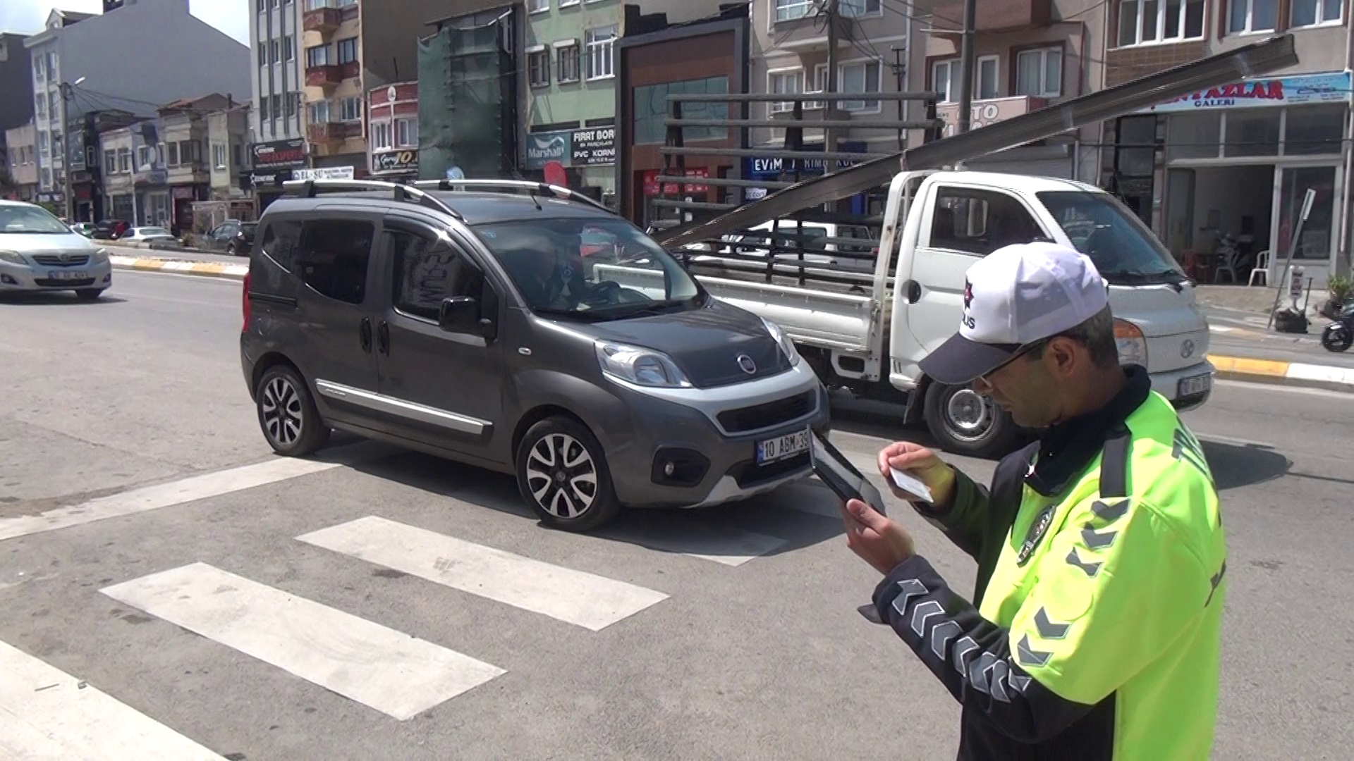 Trafikte Önce Yaya Denetimi Gerçekleştirildi