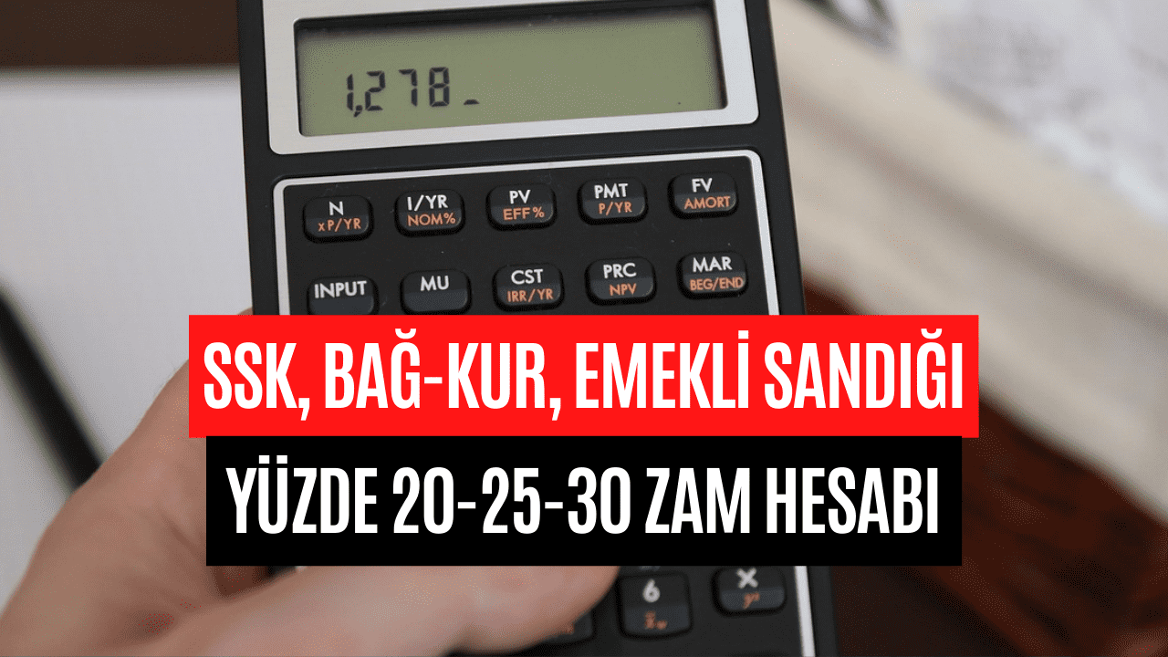 Emekliler İçin Yüzde 20-25-30 Hesaplaması! Maaşlar Bu Seviyeye Çıkabilir