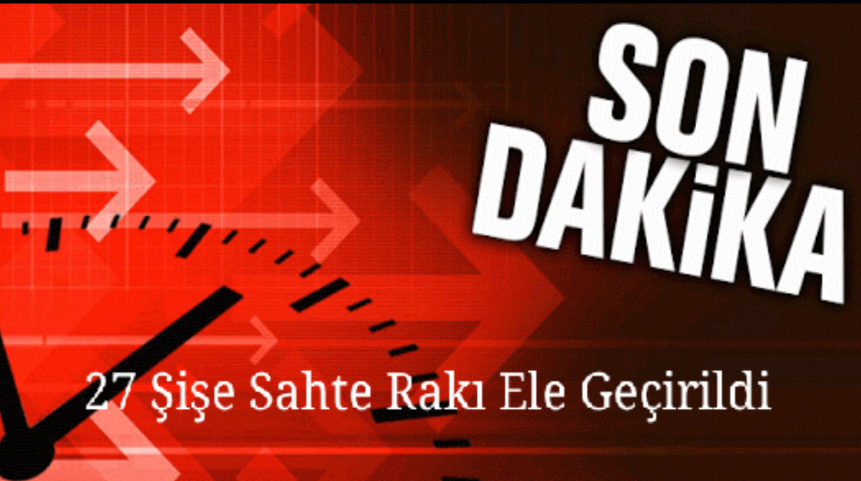 Edirne'de 27 Şişe Sahte Rakı Ele Geçirildi